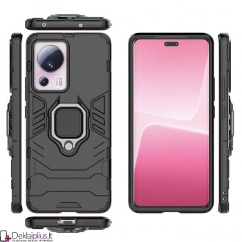 Sustiprintas dėklas 4in1 - juodas Xiaomi 13 Lite telefonui
